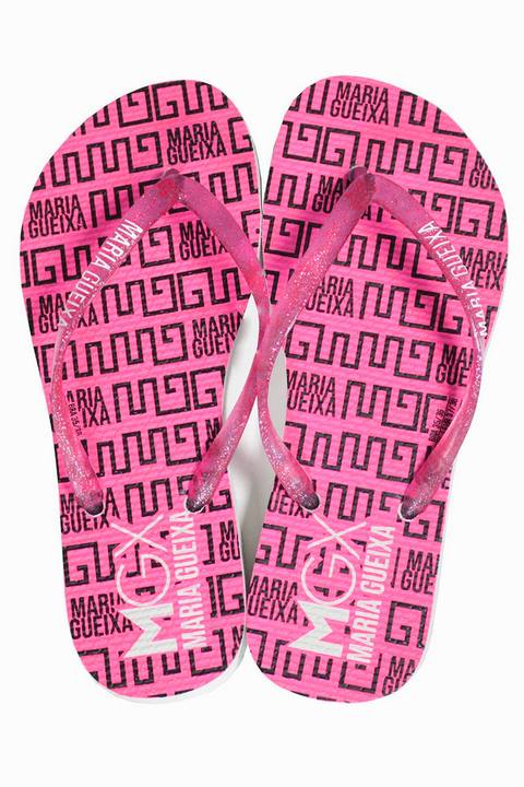 Chinelo Flip Flop Pink Fluor
