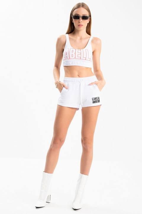 Conj. Top+short Match Branco
