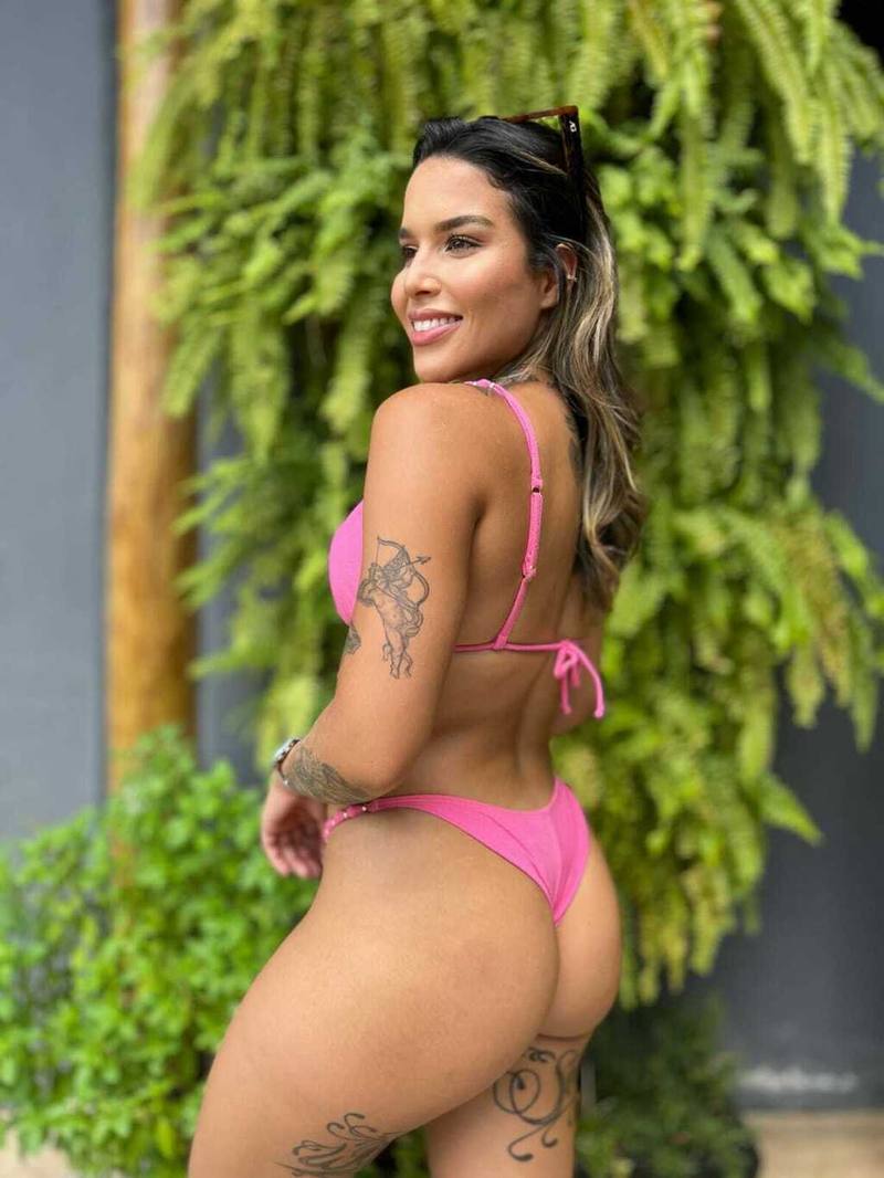 Biquini Cortininha Metais Rosa, foto 3