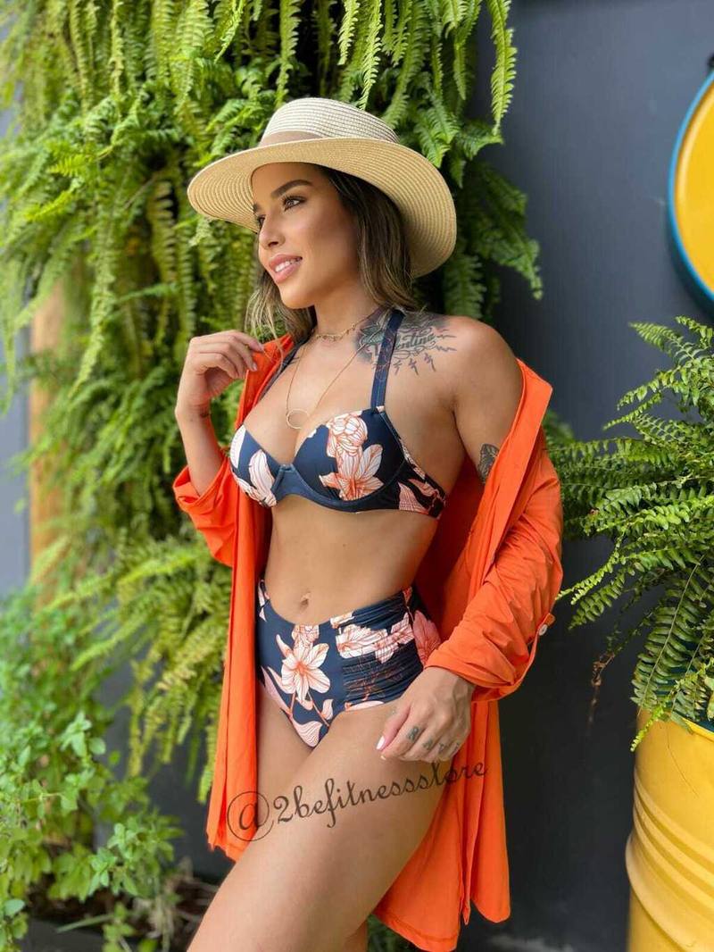 Biquini Meia Taça Flores, foto 2