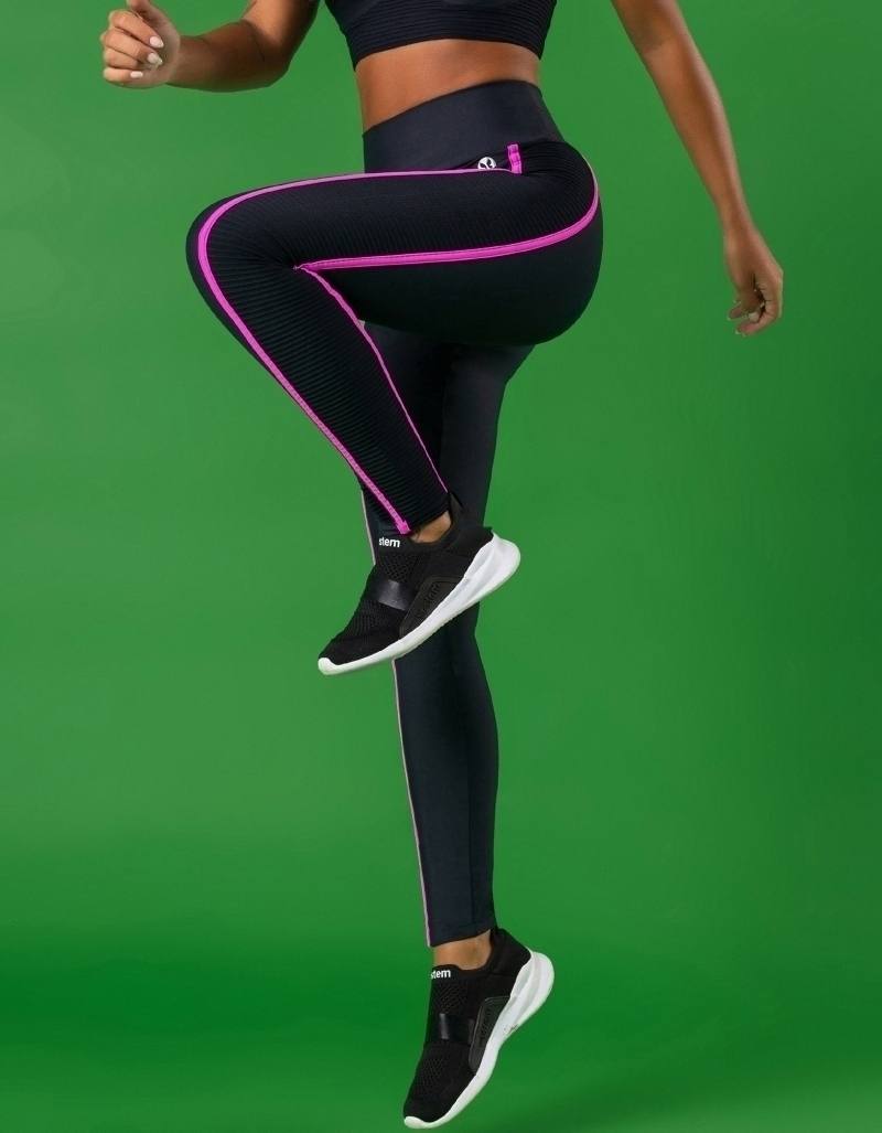 Legging Fuso Split - Preto, foto 4