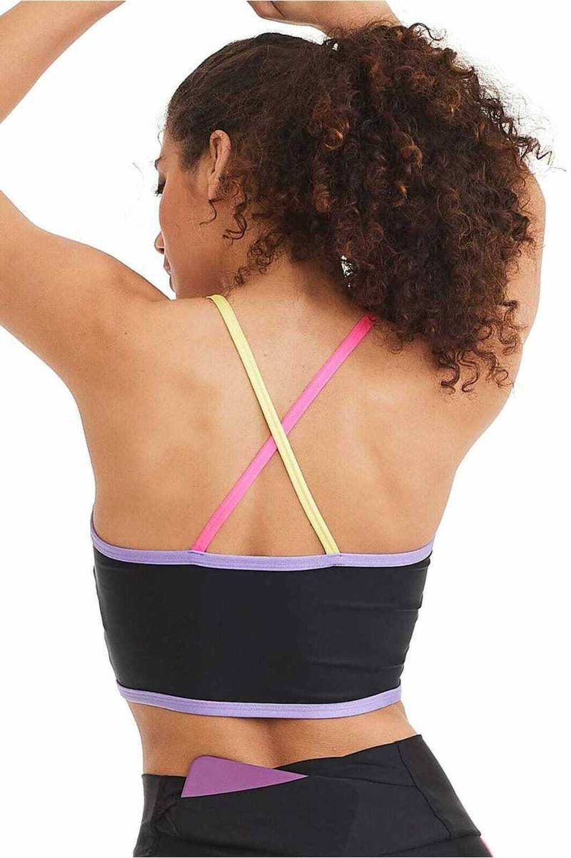 Top Cropped Atletika Colors / Preto, foto 2