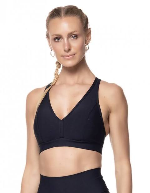 Top Carmen Ret - Preto
