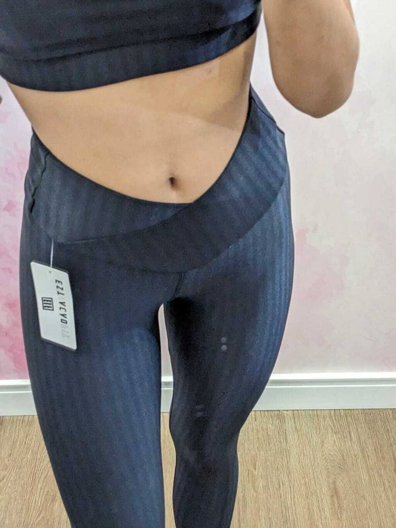 Conjunto Top e Legging Fitness New Vision Preto, foto 4