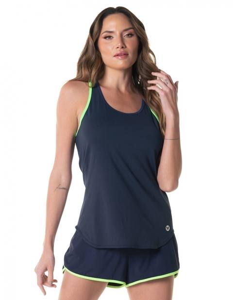 Regata Dry Fit Roller - Marinho Escuridao