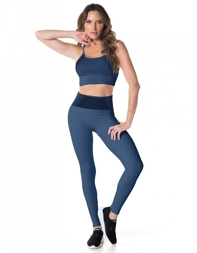 Legging Fuso Rita - Azul Jeans