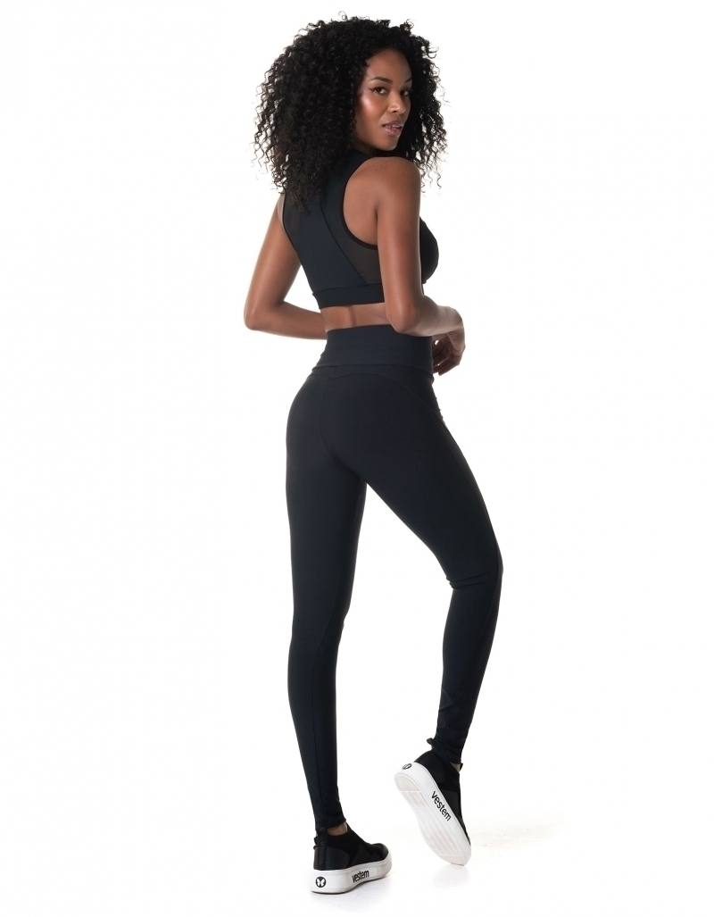 Legging Fuso Skin - Preto, foto 2