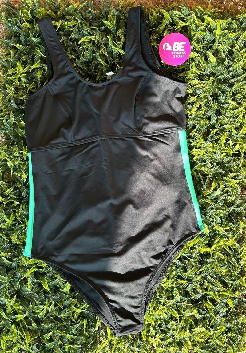 Maio Natação Preto com Verde Água, foto 3