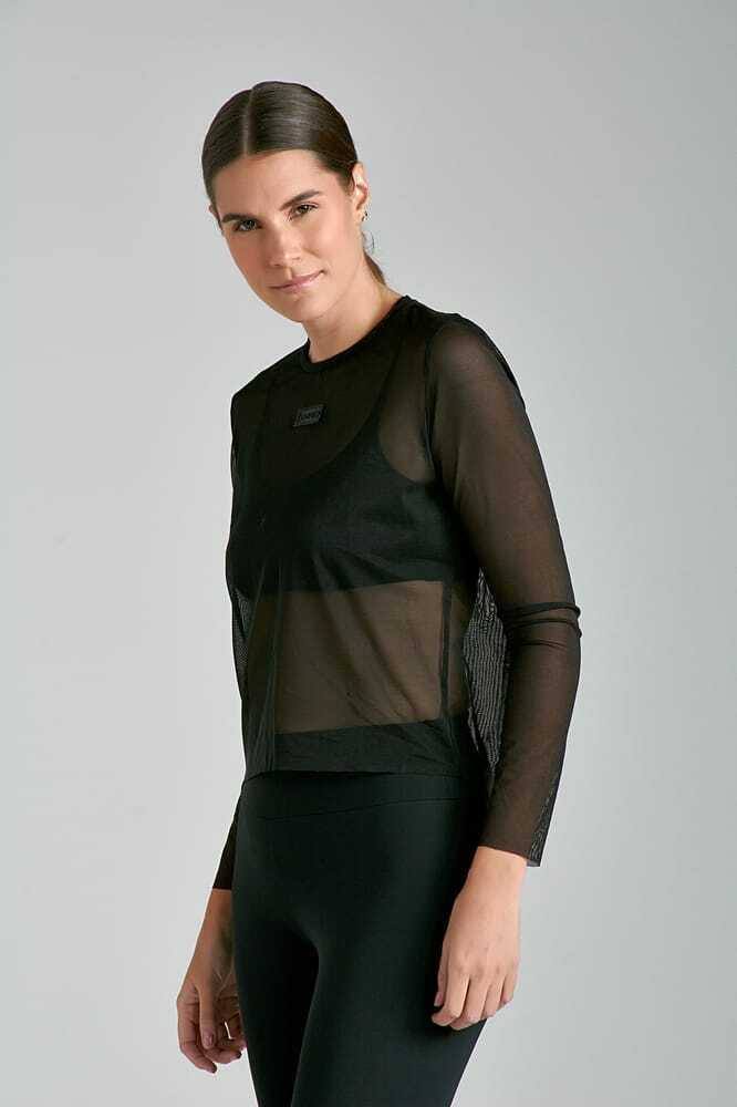 Camiseta Wanda Tule Preto, foto 3