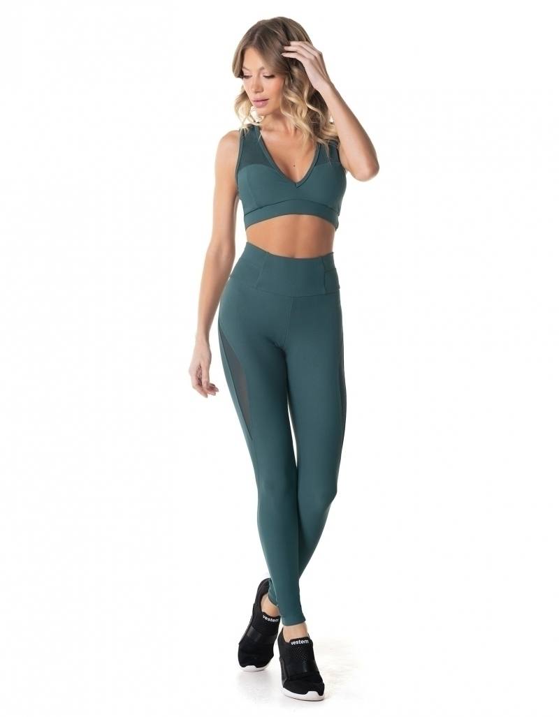 Legging Fuso Skin Verde Palace