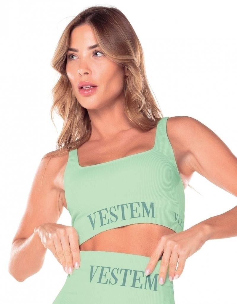 Top Seamless Elis - Verde Menta