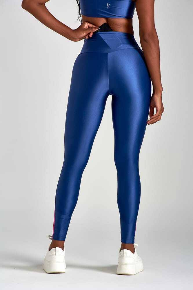 Legging Scarlett Motion Blue Jeans/Rosa Choque, foto 3