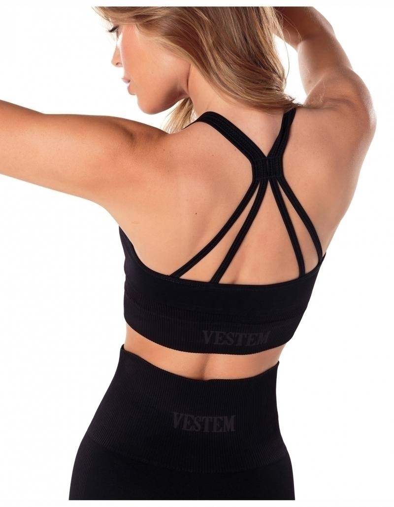 Top Seamless Gal - Preto, foto 3