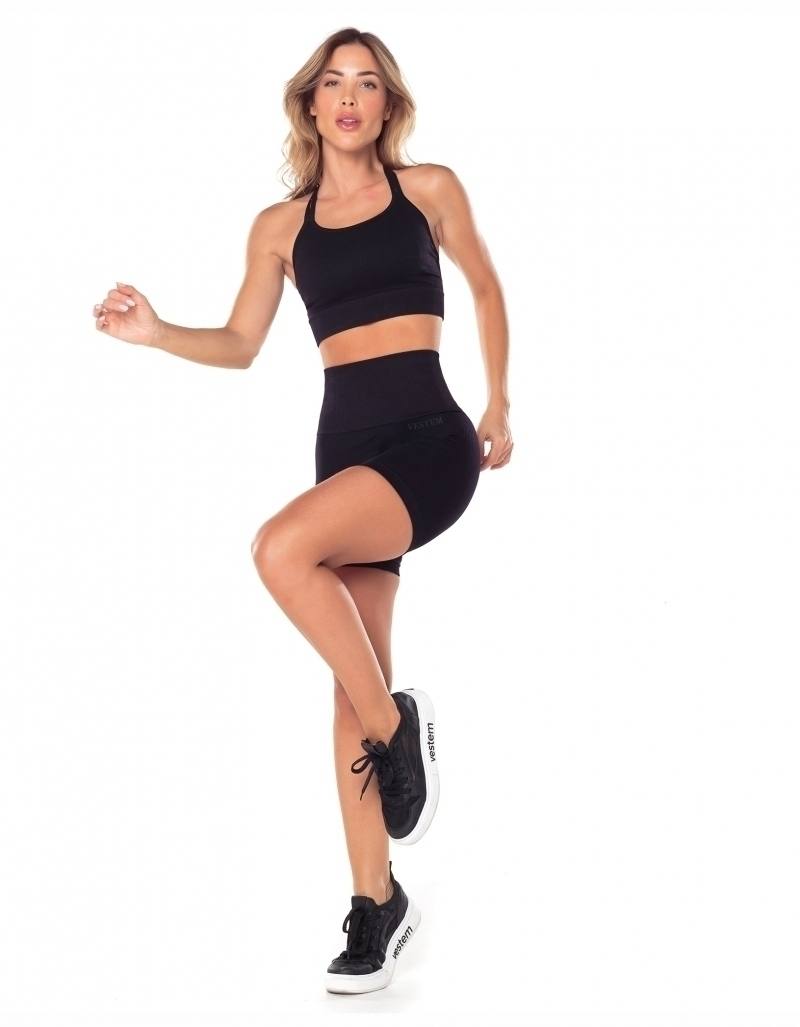 Top Seamless Gal - Preto, foto 4