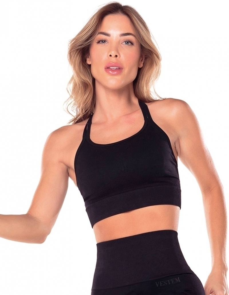 Top Seamless Gal - Preto