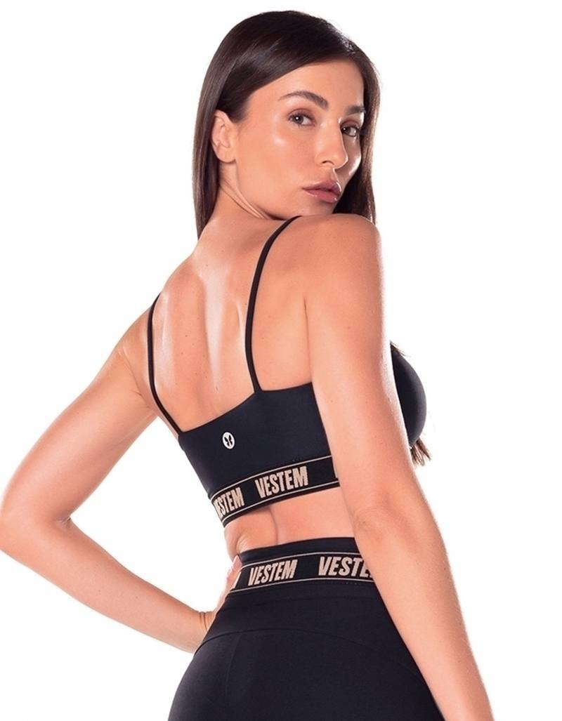 Top Elástico Personalizado Hera - Preto, foto 2
