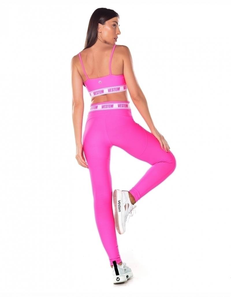 Top Elástico Personalizado Hera - Pink Neon, foto 4