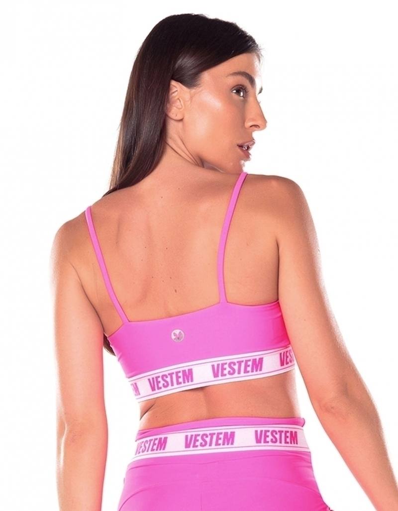 Top Elástico Personalizado Hera - Pink Neon, foto 2