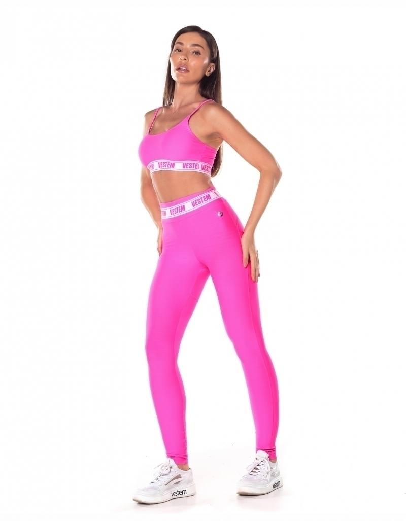 Top Elástico Personalizado Hera - Pink Neon, foto 3