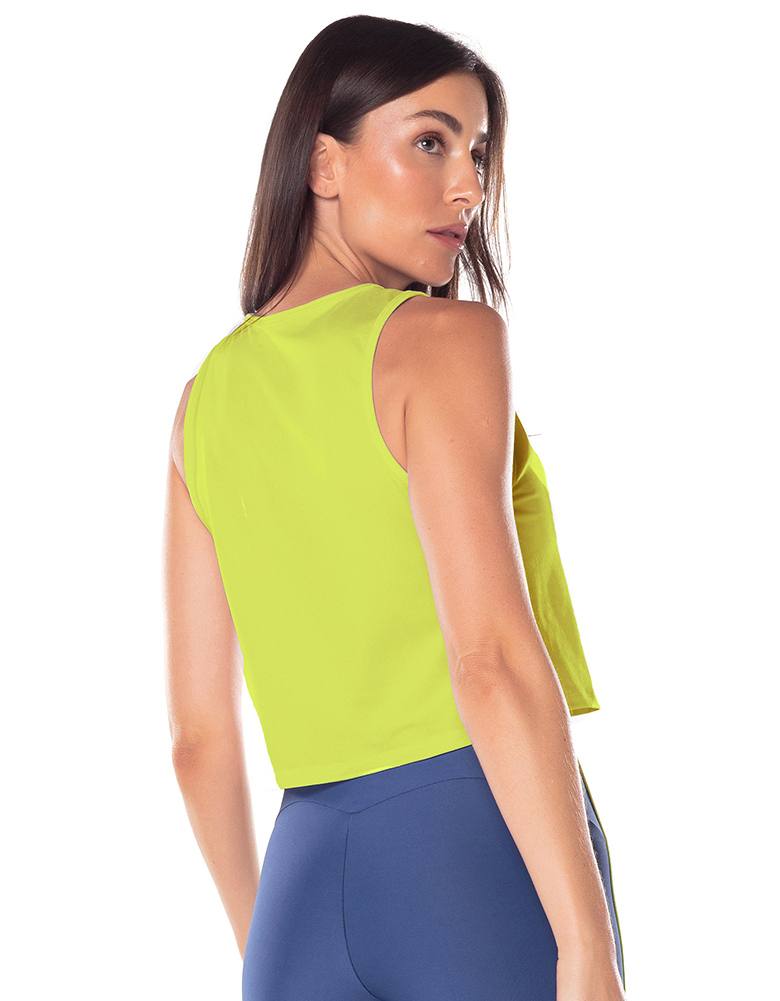Regata Dry Fit Astra - Amarelo Neon, foto 2