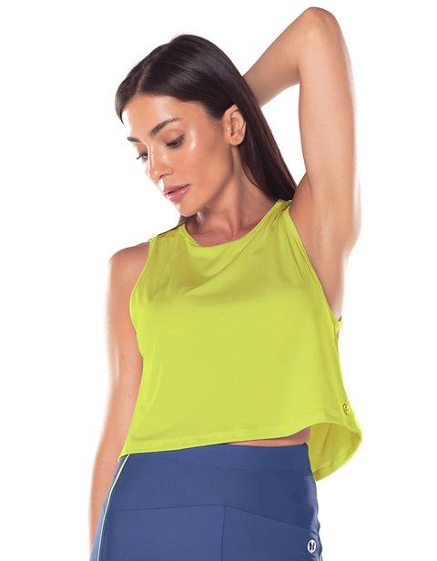 Regata Dry Fit Astra - Amarelo Neon
