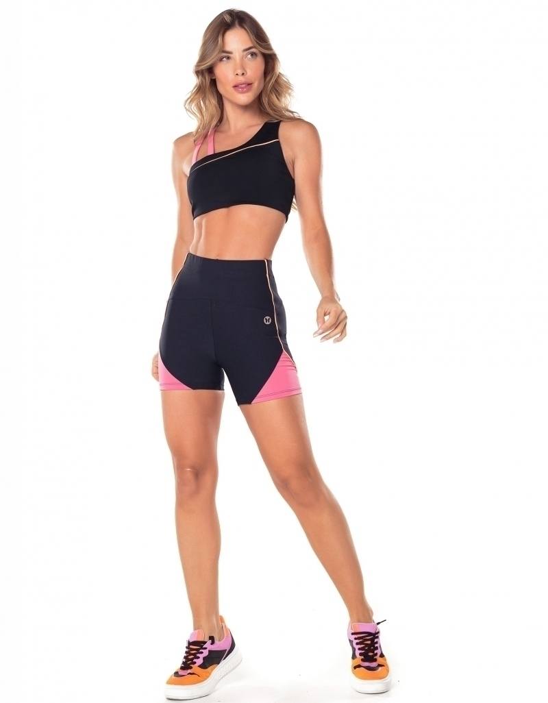 Shorts com Friso Astra - Preto, foto 5