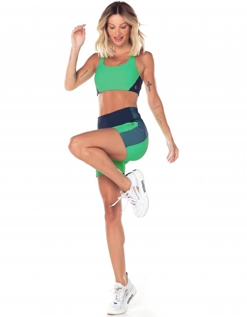 Top Assimetrico Waves - Verde Twist, foto 3