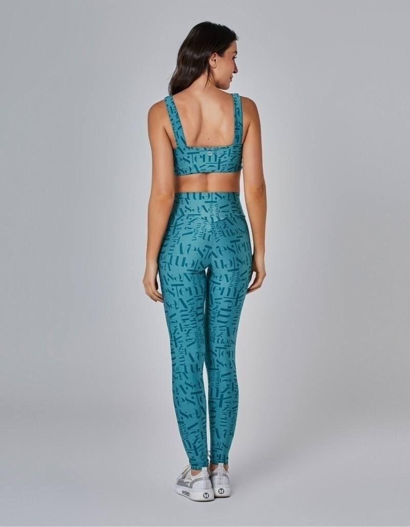 Legging Fuso Myst - Pavão, foto 4