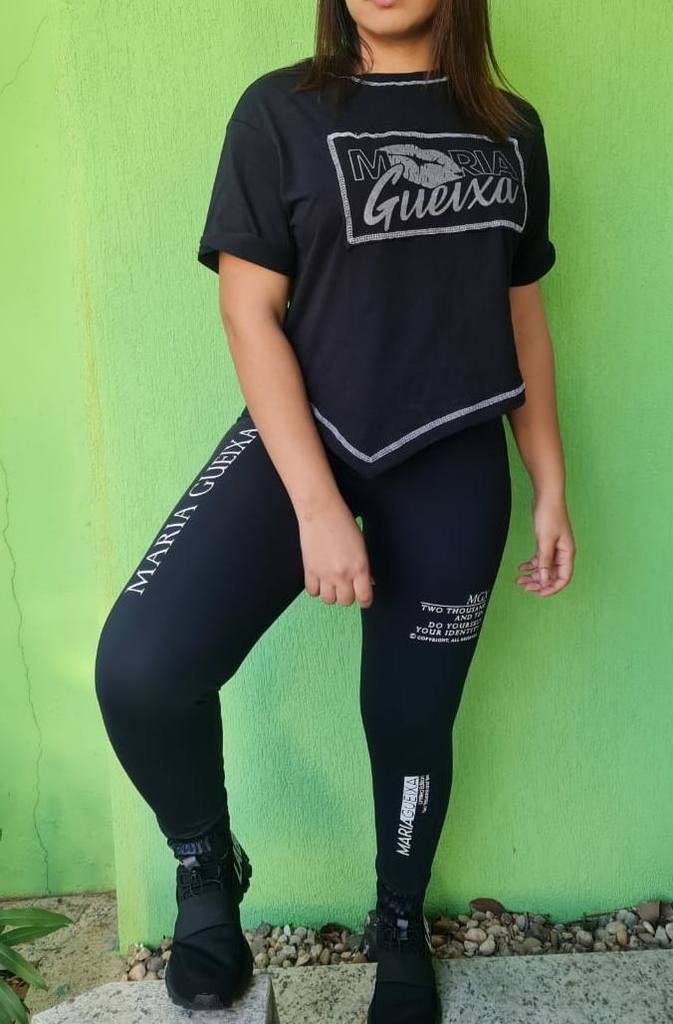 Blusa T-Shirt Logo Preta